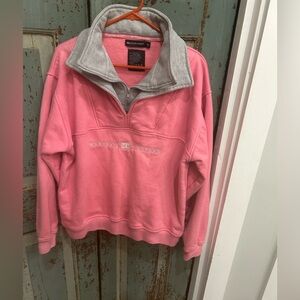 Martha’s Vineyard double collar zip front pullover sweatshirt sz XL EUC